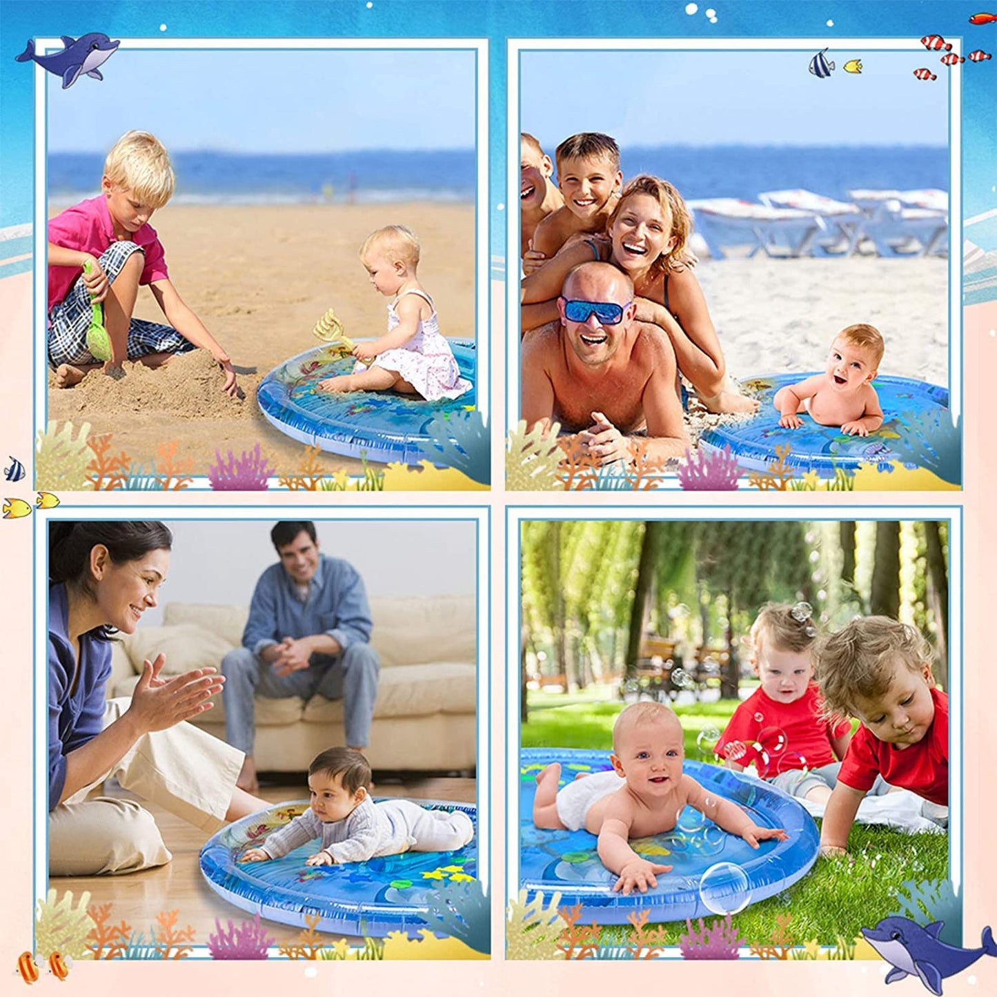 serinmat™ Bebek-Evcil Hayvan Su Aktivite Matı V2 👶🌊 (Oyuncak Hediyeli🧸)