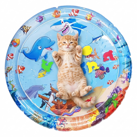 serinmat™ Bebek-Evcil Hayvan Su Aktivite Matı V2 👶🌊 (Oyuncak Hediyeli🧸)